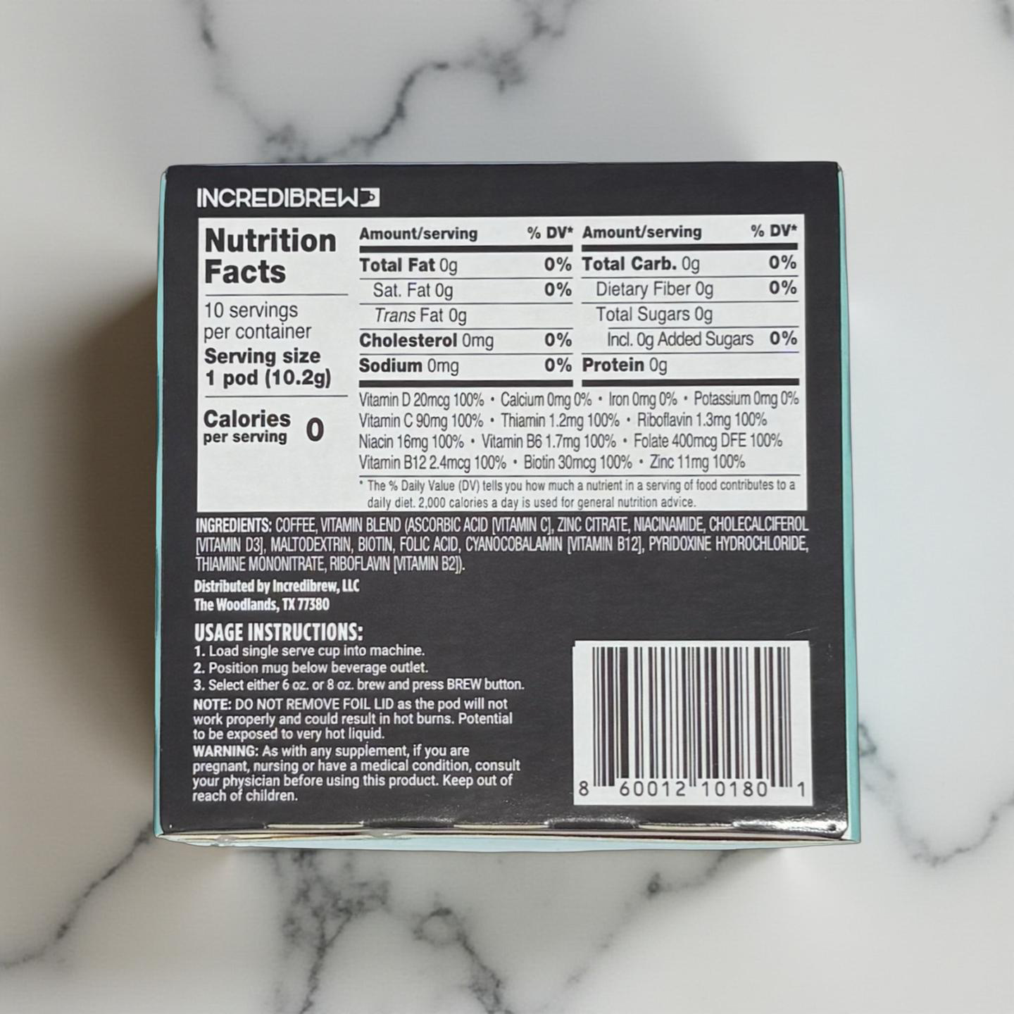 Incredibrew Coffee + Vitamins